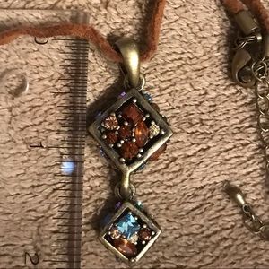 Lia Sophia necklace earthy tones